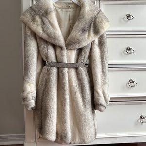 100% luxury high quality Real female mink coat